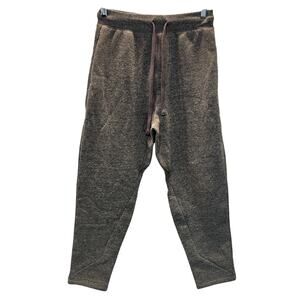 ALO Pants Womens Small Gray Jogger Sweatpants Drawstring Tapered Athleisure